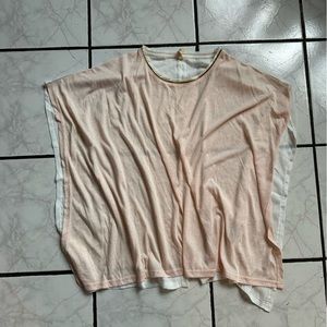 Pink batwing top